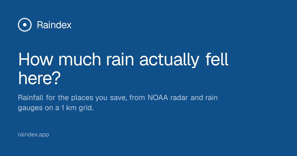 How Much Rain Fell in Lubbock, TX? Last 24 Hours | Raindex